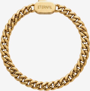 Braccialetto 'Cuban Link' di Eternal in oro: frontale