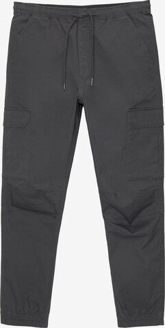 Pull&Bear Tapered Cargo nadrágok - szürke: elől