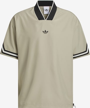 ADIDAS ORIGINALS - Camiseta 'Basketball Warm Up' en marrón: frente