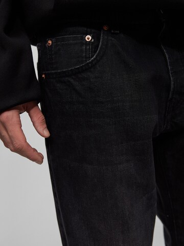 Regular Jeans de la Pull&Bear pe negru