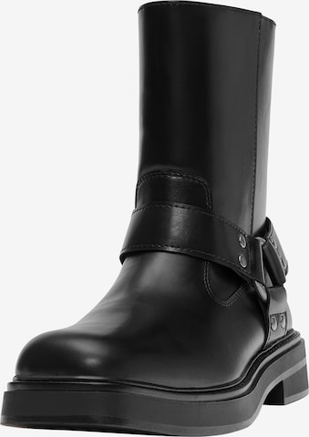 Pull&Bear Kozaki w kolorze czarny: przód