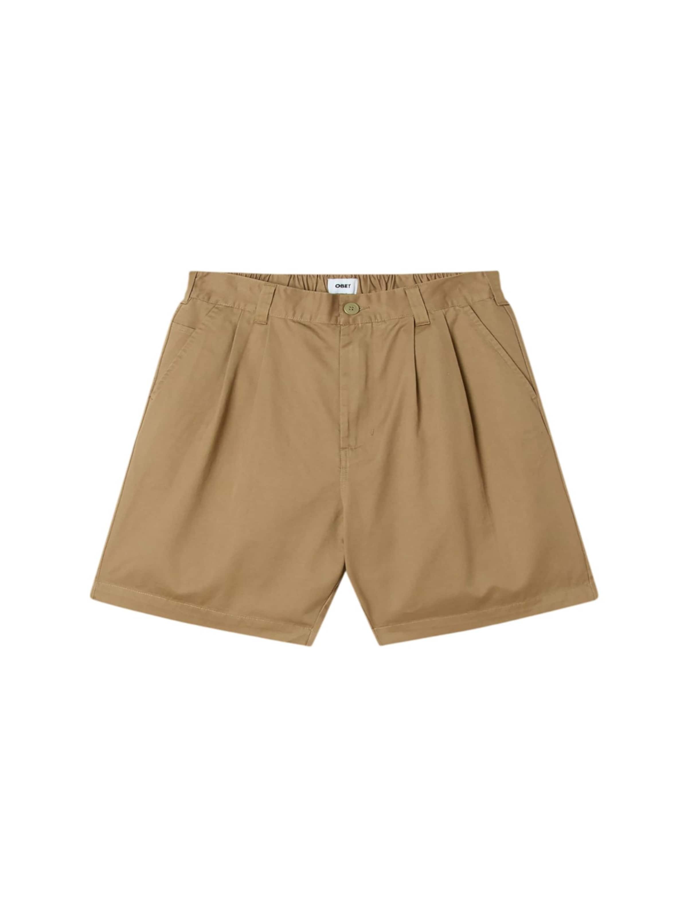 Obey Regular Pants in Brown: front