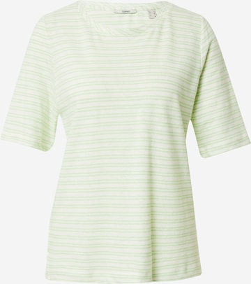 ESPRIT Shirt in Groen: voorkant