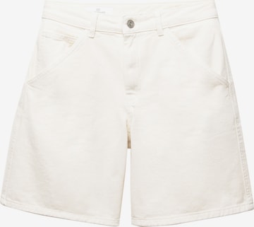 Pull&BearLoosefit Traperice 'PACIFIC SARDINAS' - bijela boja: prednji dio