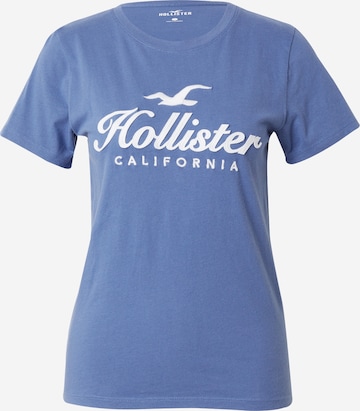T-shirt 'TECH' HOLLISTER en bleu : devant