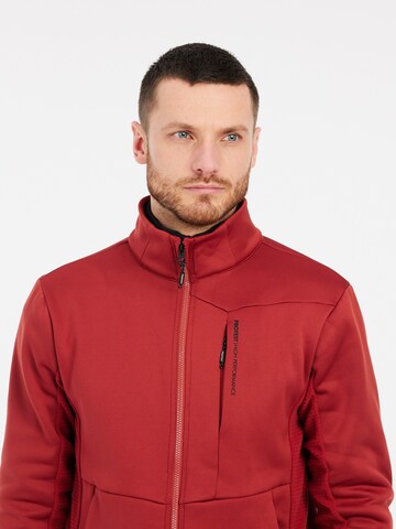 PROTEST Fleecejacke 'PRTFRAPTON'‌‌‌‌‌‌‌‌‌‌ in Rot