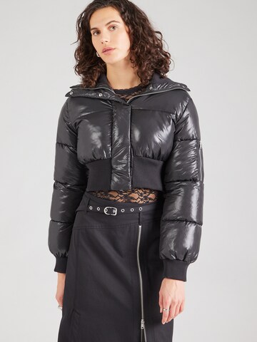 Giacca di mezza stagione di Monki in nero: frontale