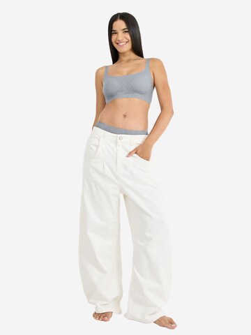 SLOGGI Bralette Bra 'Blue ZERO Feel Bliss' in Grey