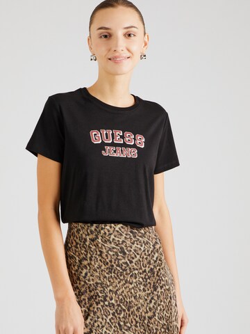 GUESS JEANS Shirt in Black: front
