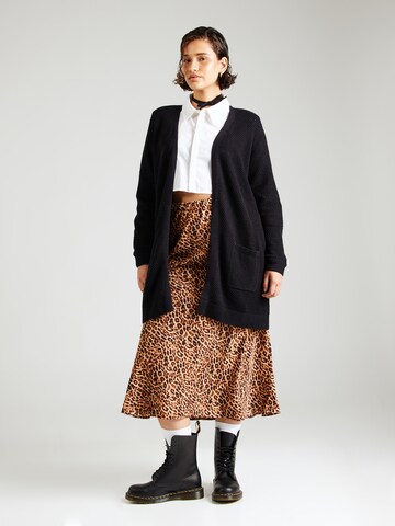 EVOKED Strickjacke 'VIDALO' in Schwarz: Vorderseite