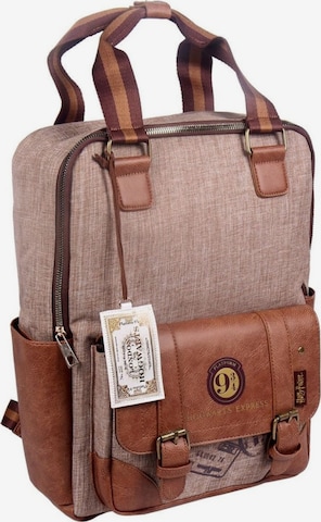Harry Potter Backpack 'Warner Bros Harry Potter Rugzak Hoogte 38cm' in Brown: front