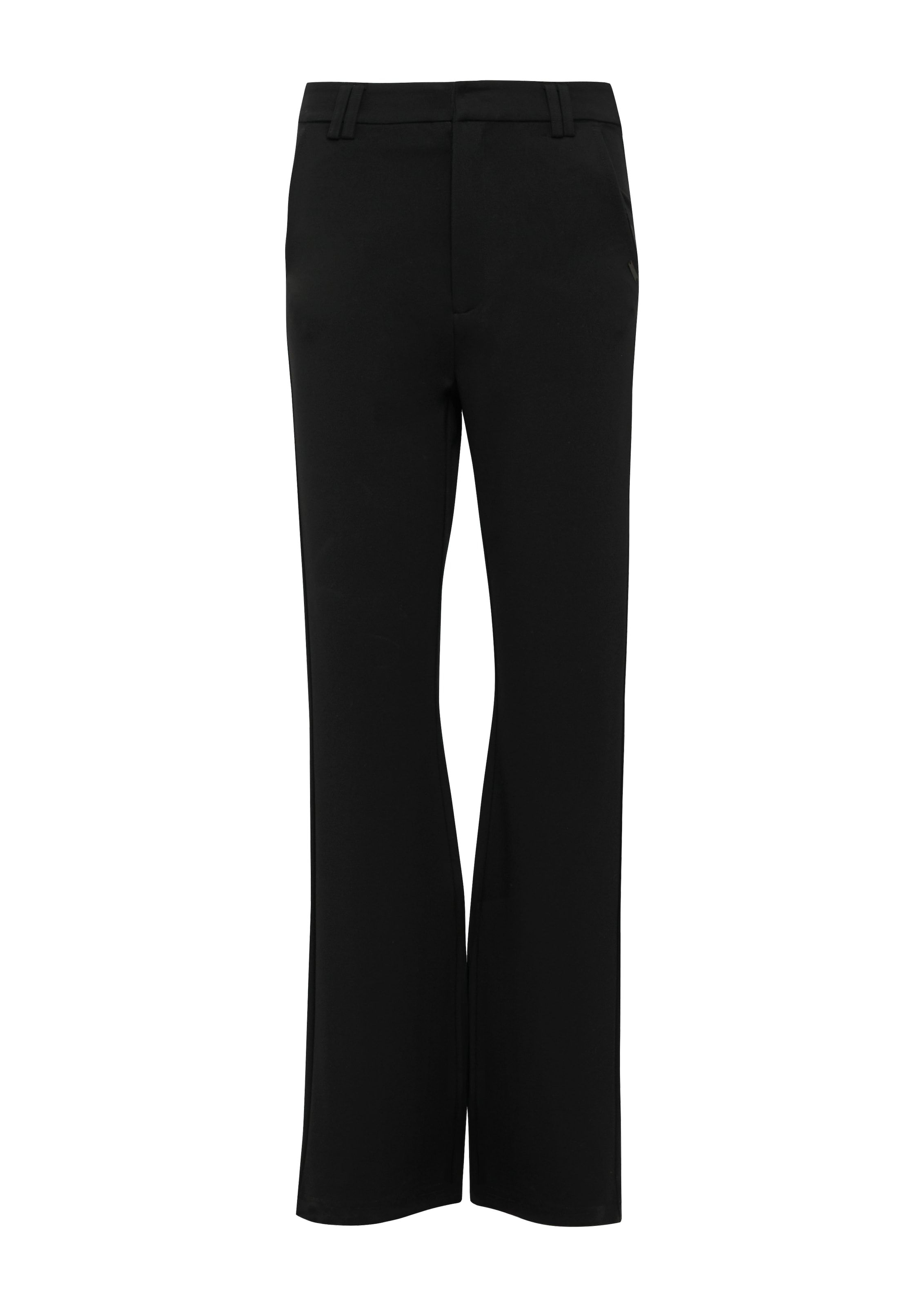 QS Bootcut Hose in Schwarz: Vorderseite