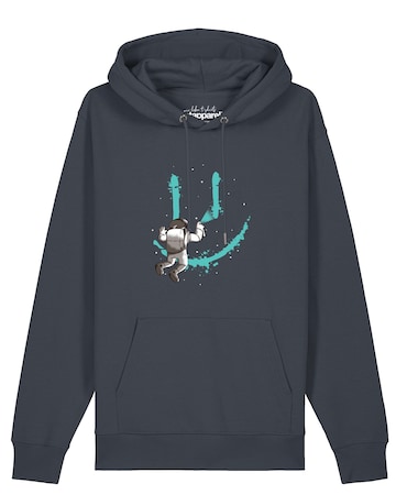 Sweat-shirt 'Graffiti Astronaut' Watapparel en gris : devant