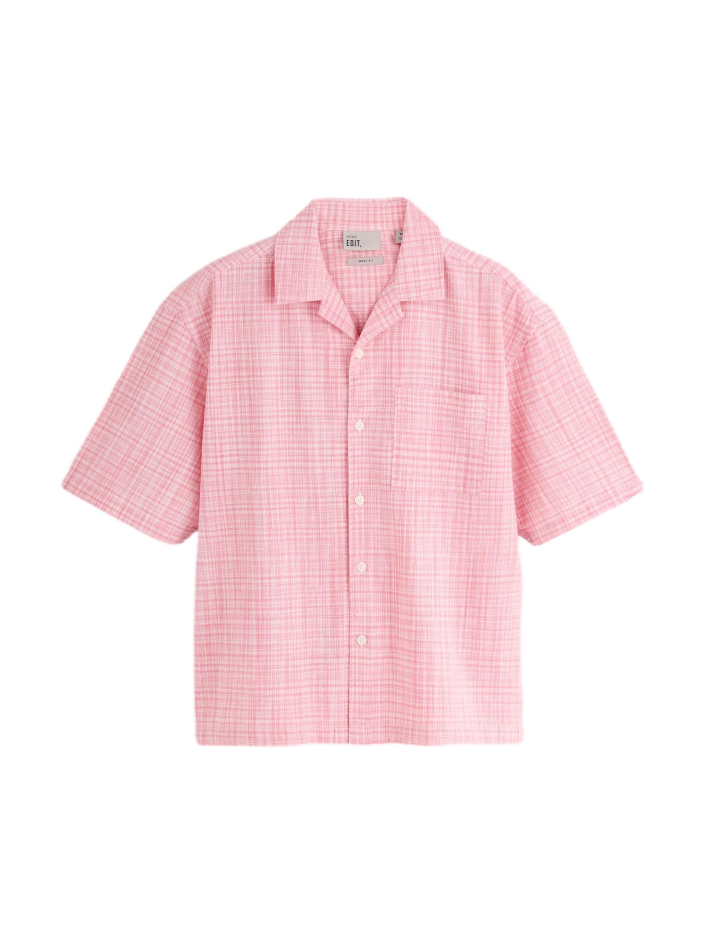 Next - Ajuste confortable Camisa en rosa: frente