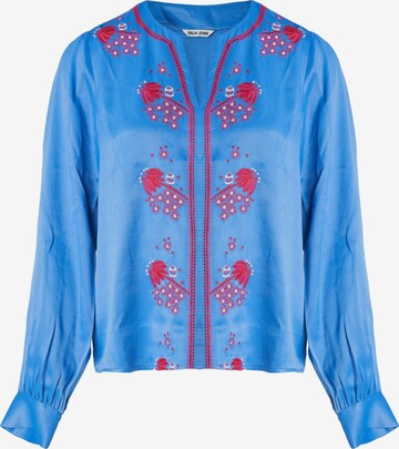 Salsa Jeans Blouse in Blauw: voorkant