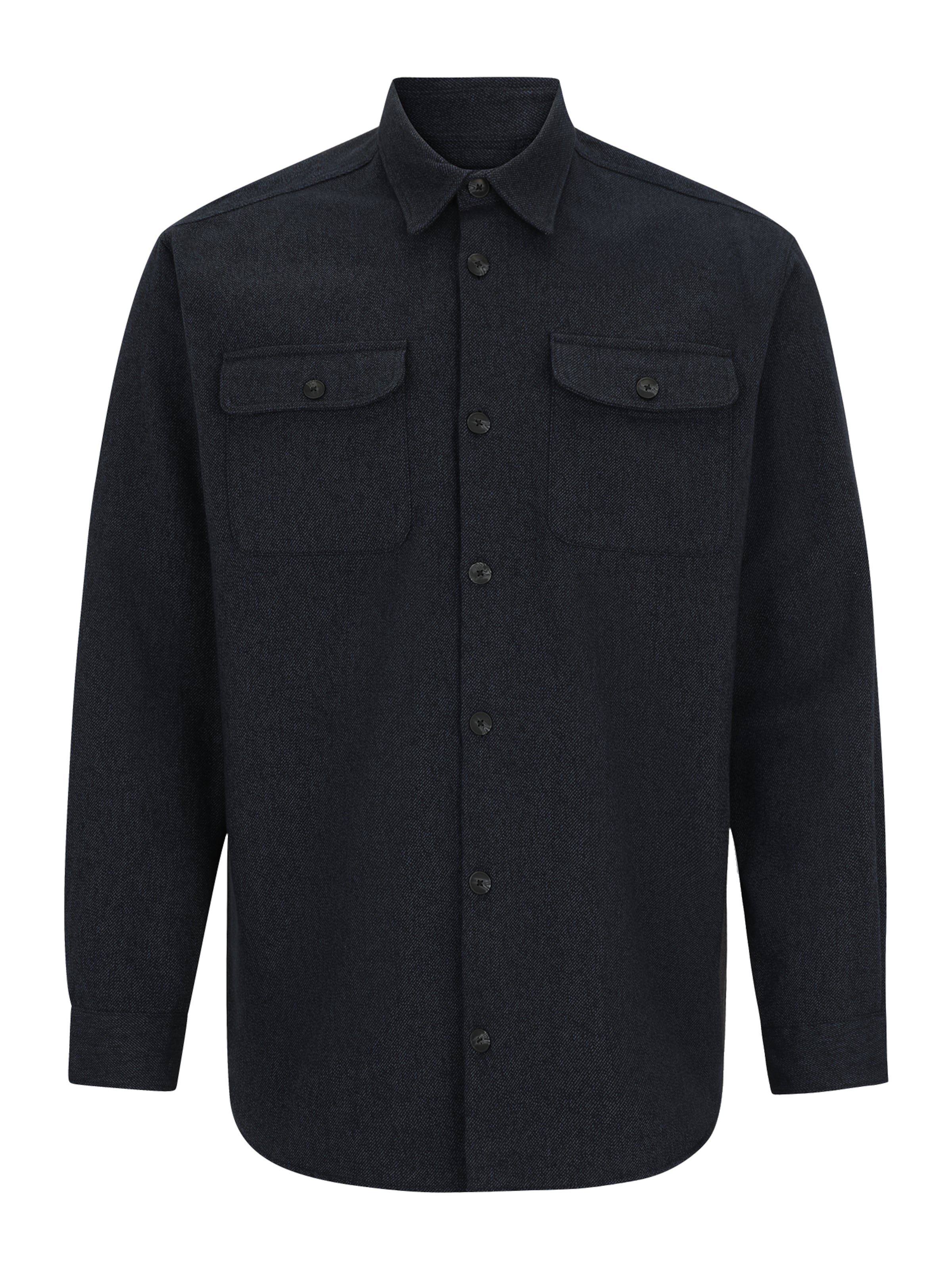 Jack & Jones Plus Regular fit Button Up Shirt 'JPRRAYLE' in Blue: front