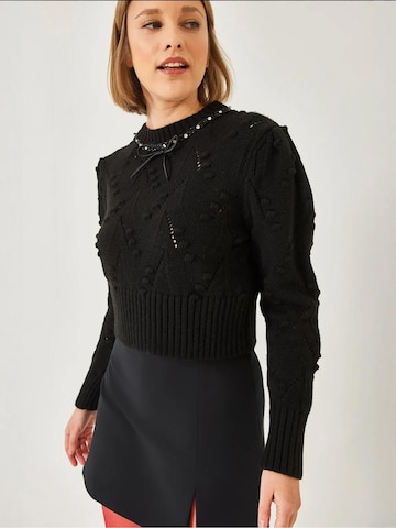 Pull-over 'Pullover' Bianco Lucci en noir