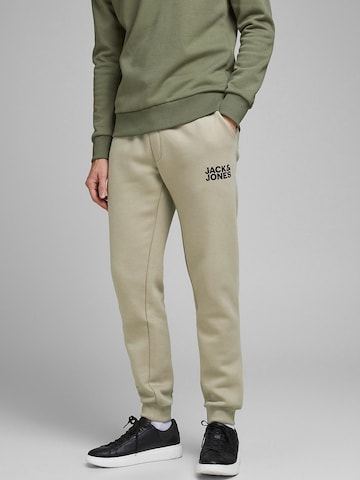 Effilé Pantalon 'Gordon' JACK & JONES en beige : devant