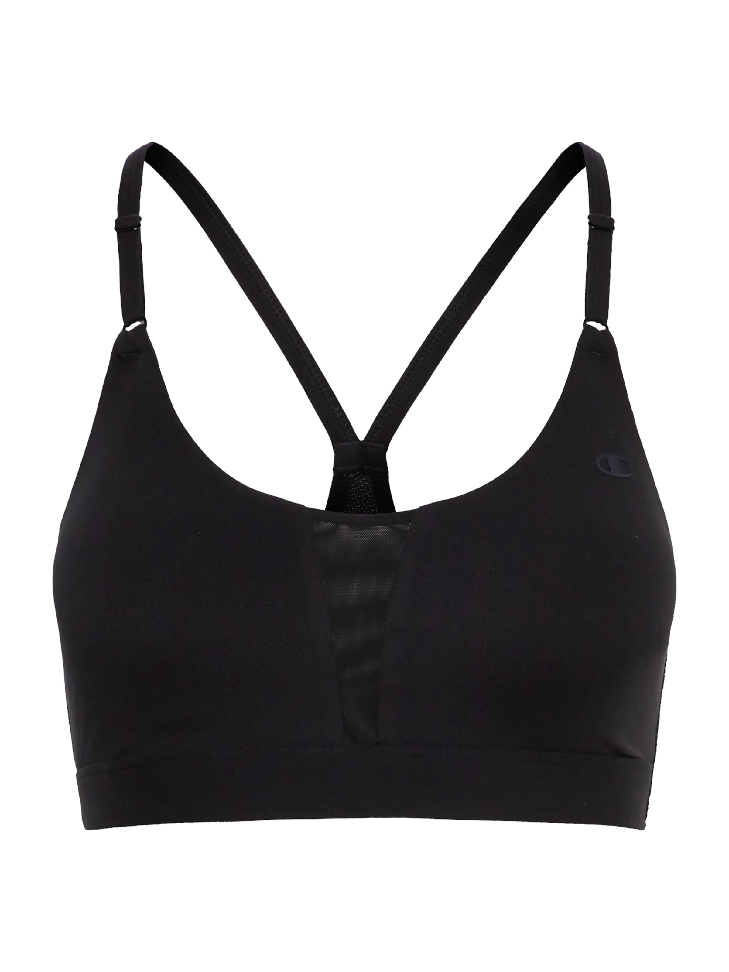 Reggiseno sportivo Champion Authentic Athletic Apparel di colore nero, Visualizzazione prodotti