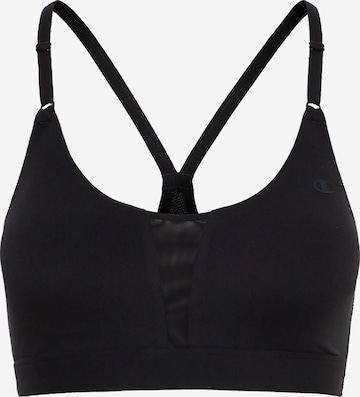 Champion Authentic Athletic Apparel Bustier Urheilurintaliivit värissä musta: etupuoli