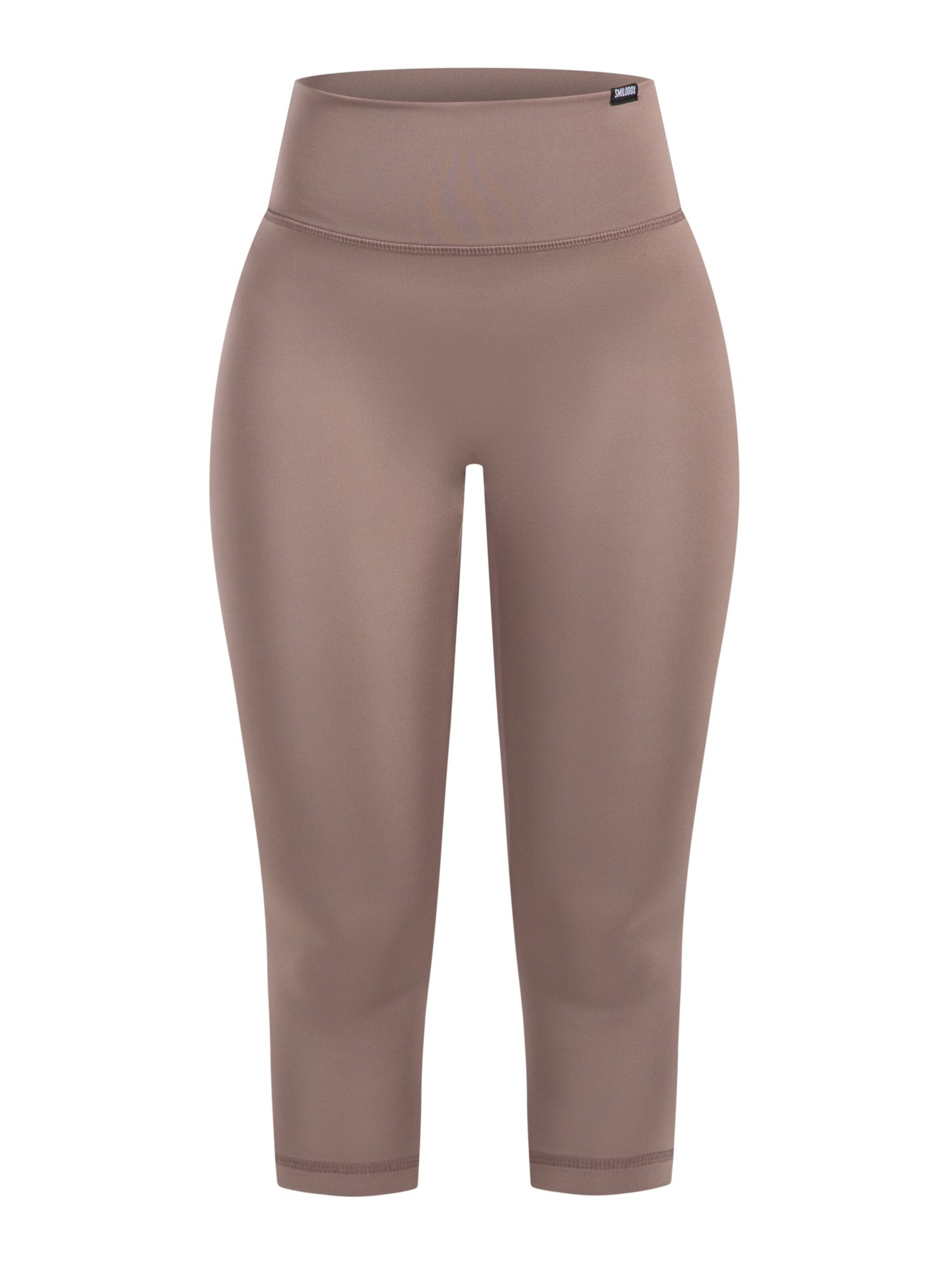 Skinny Leggings 'Mirella' Smilodox en marron : devant