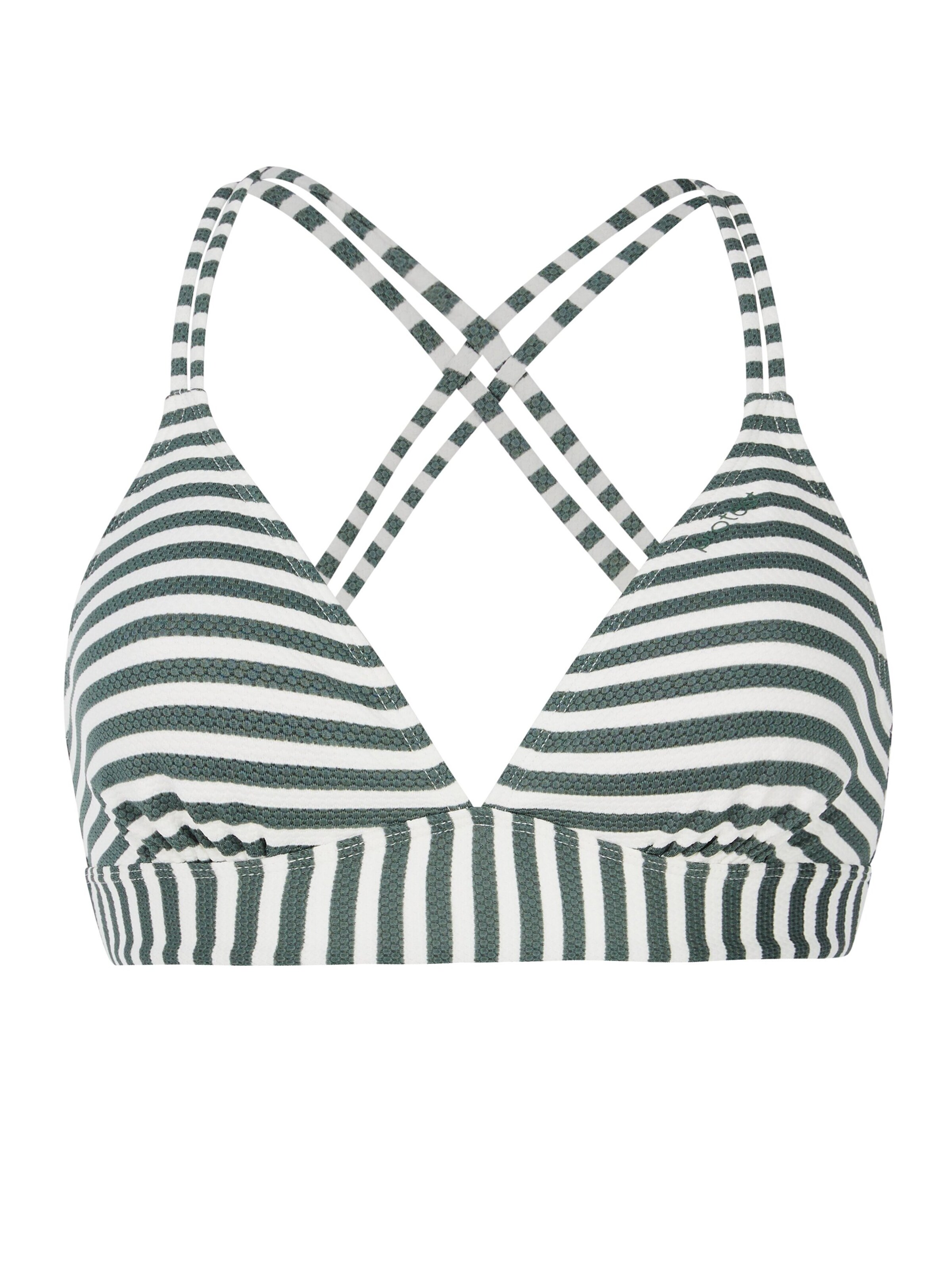 PROTEST Triangel Bikinitop 'MIXSuperol' in Groen: voorkant