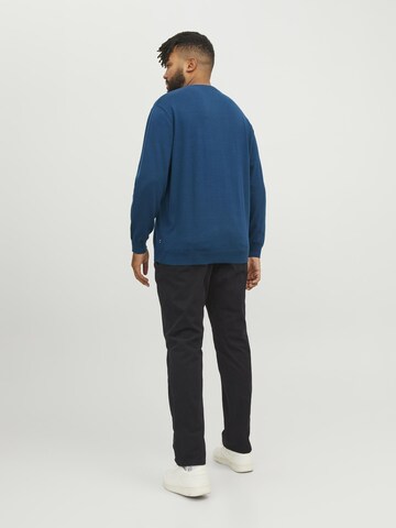 Jack & Jones Plus Slimfit Chinobyxa 'Marco Dave' i svart