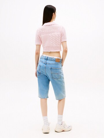 Tommy Jeans Gebreid vest in Roze