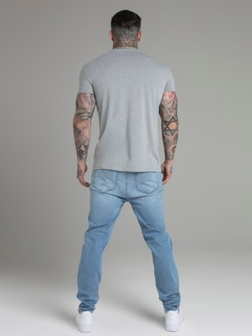 SikSilk T-Shirt in Grau