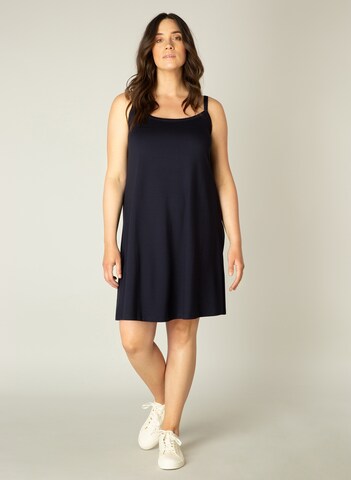BASE LEVEL CURVY Summer Dress 'Alissa' in Blue