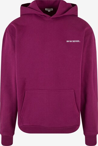 Sweat-shirt 'Essential' 9N1M SENSE en violet : devant