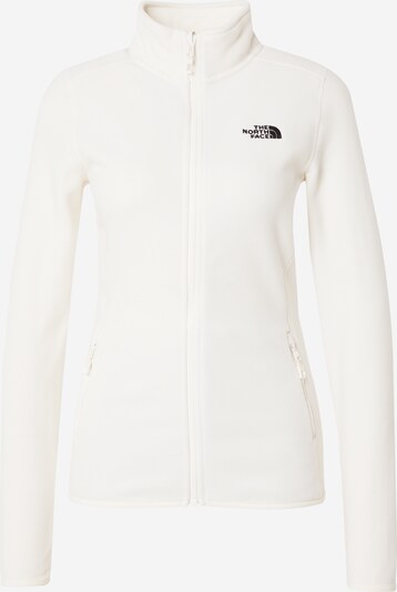 Jachetă  fleece funcțională '100 Glacier' THE NORTH FACE pe negru / alb murdar, Vizualizare produs
