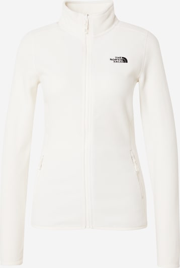 THE NORTH FACE Athletic fleece jacket '100 Glacier' in Black / Off white, Item view