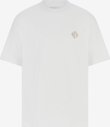 Tricou de la GUESS pe alb: față