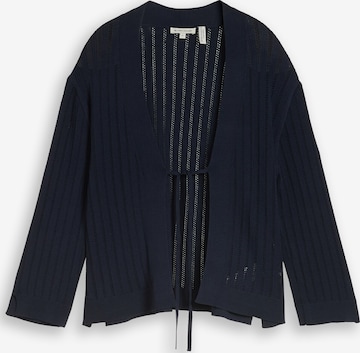 Cardigan TOM TAILOR en bleu : devant