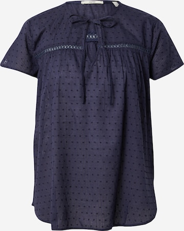 ESPRIT Blouse in Blauw: voorkant