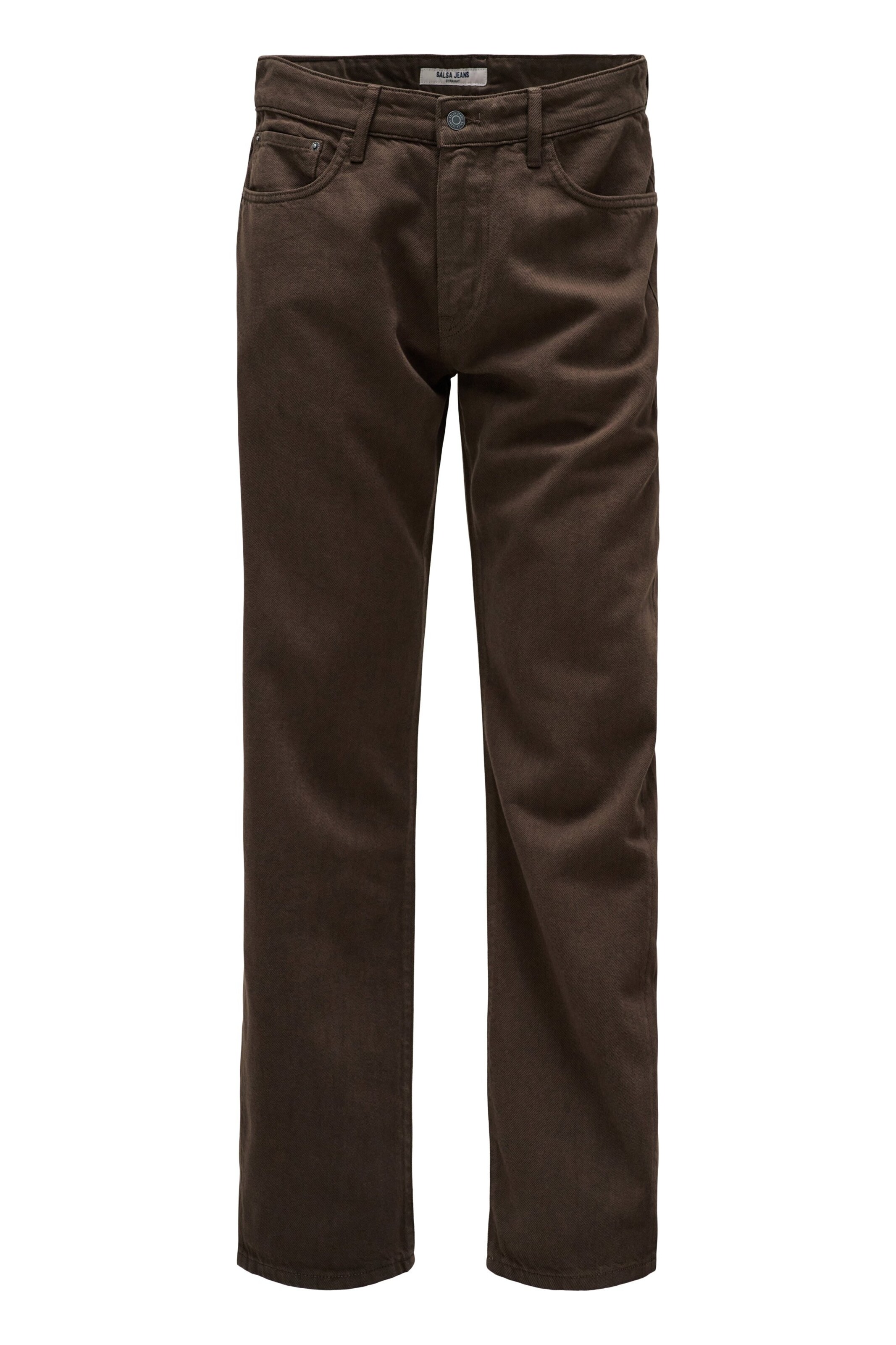 Salsa Jeans Regular ChinoHosen Straight in Braun: Vorderseite