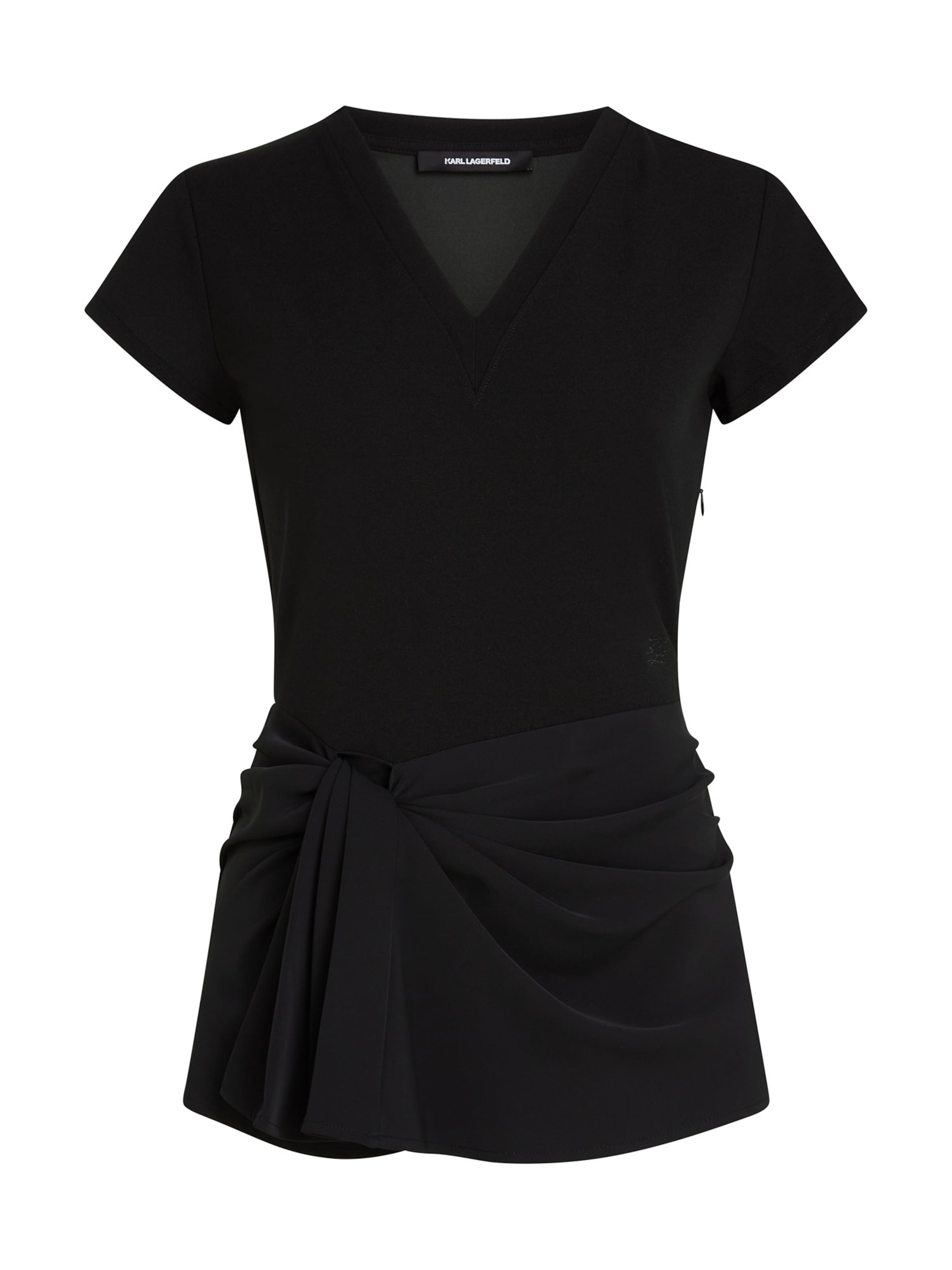 Karl Lagerfeld Tričko – černá: přední strana