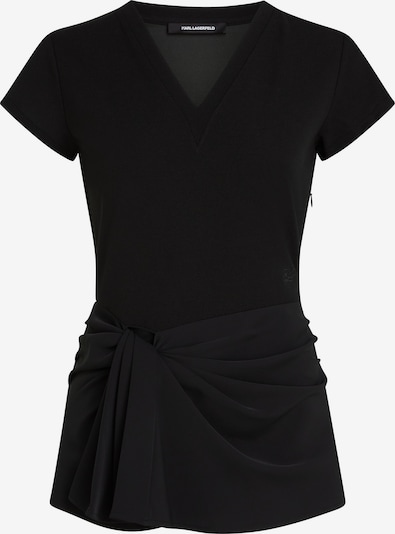 Marškinėliai iš Karl Lagerfeld, spalva – juoda, Prekių apžvalga