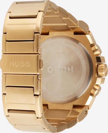 HUGO Red Analoog horloge 'Wild' in Goud