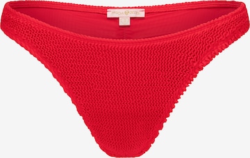 Bas de bikini Moda Minx en rouge : devant
