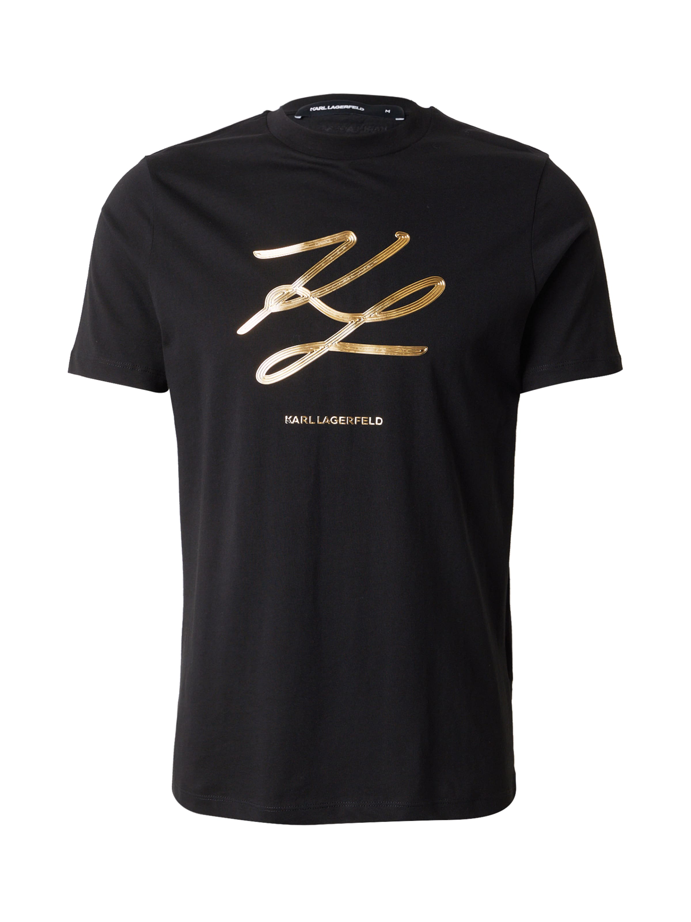 Karl Lagerfeld Tričko - Čierna: predná strana