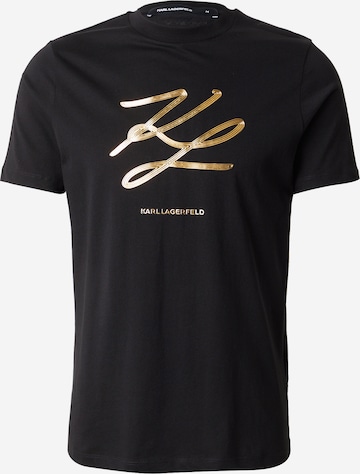 Karl LagerfeldMajica - crna boja: prednji dio