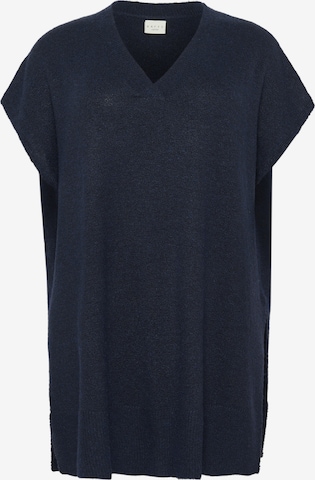 Cape 'Annett' KAFFE CURVE en bleu : devant