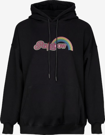 Sweat-shirt MYMO en noir : devant