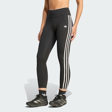 ADIDAS PERFORMANCE Skinny Sportbroek 'Sst' in Zwart: voorkant