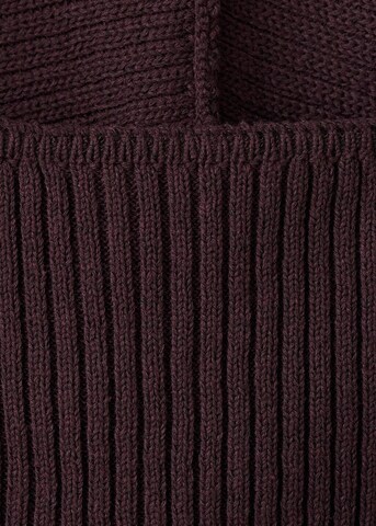 MANGO Knitted Top in Purple