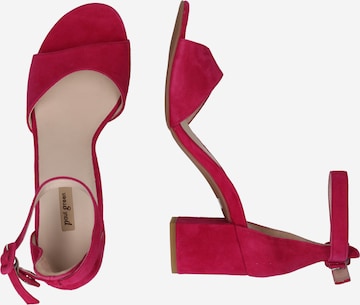 Paul Green Strap Sandals in Red