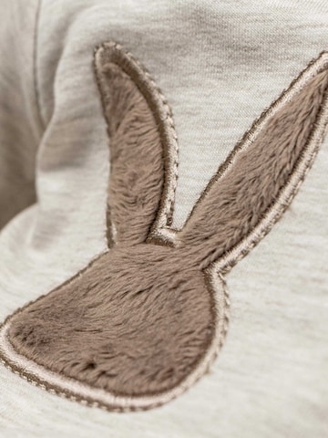 Barboteuse / body 'Hase' Baby Sweets en gris