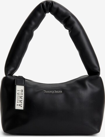 Sac bandoulière Tommy Jeans en noir : devant